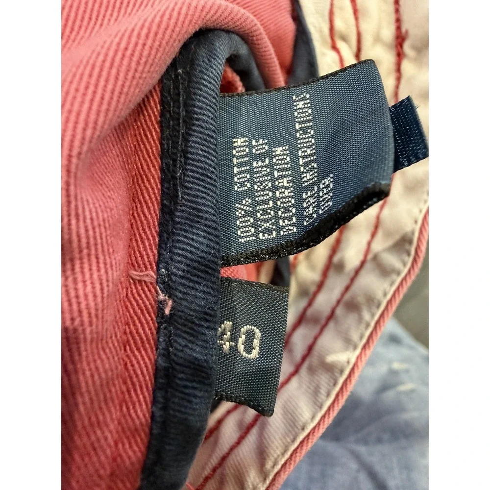 Polo Ralph Lauren Cargo Shorts Men's 40 Salmon Military Distress Heavyweight